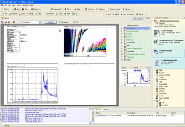 UniChrom V report with GC x GC bitmap image